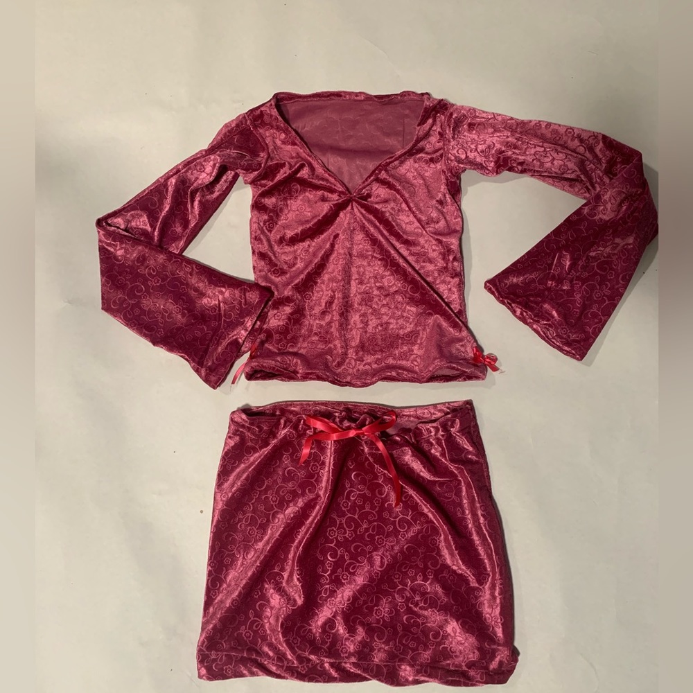 Handmade top and skirt set - Picture 2 of 2